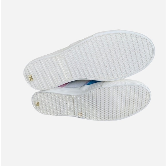 NEW Nine West Pink & Blue Sneaker Lacie Slipon Tie Dye Cushioned Insole Size 7.5 - Picture 7 of 8